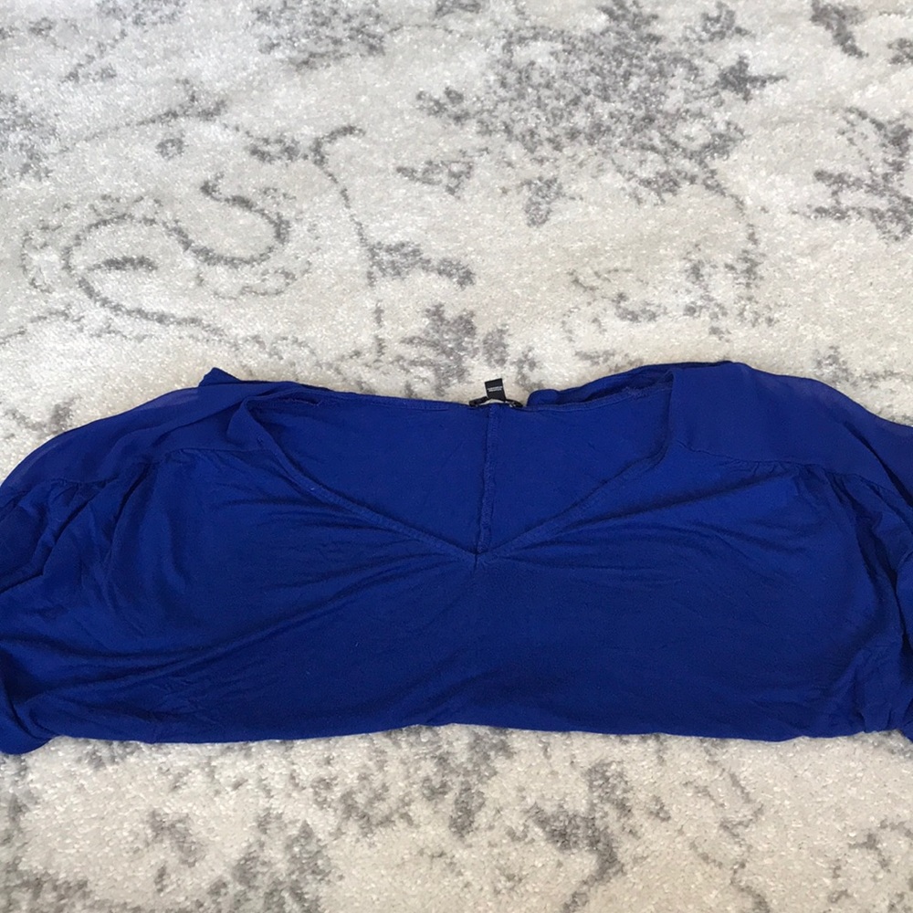 Express cobalt blue women’s top